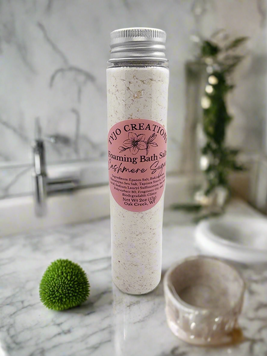 Cashmere Sugar Foaming Bath Salts