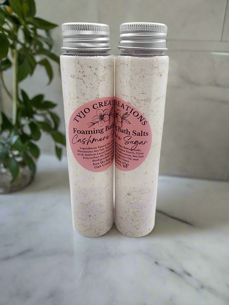 Cashmere Sugar Foaming Bath Salts
