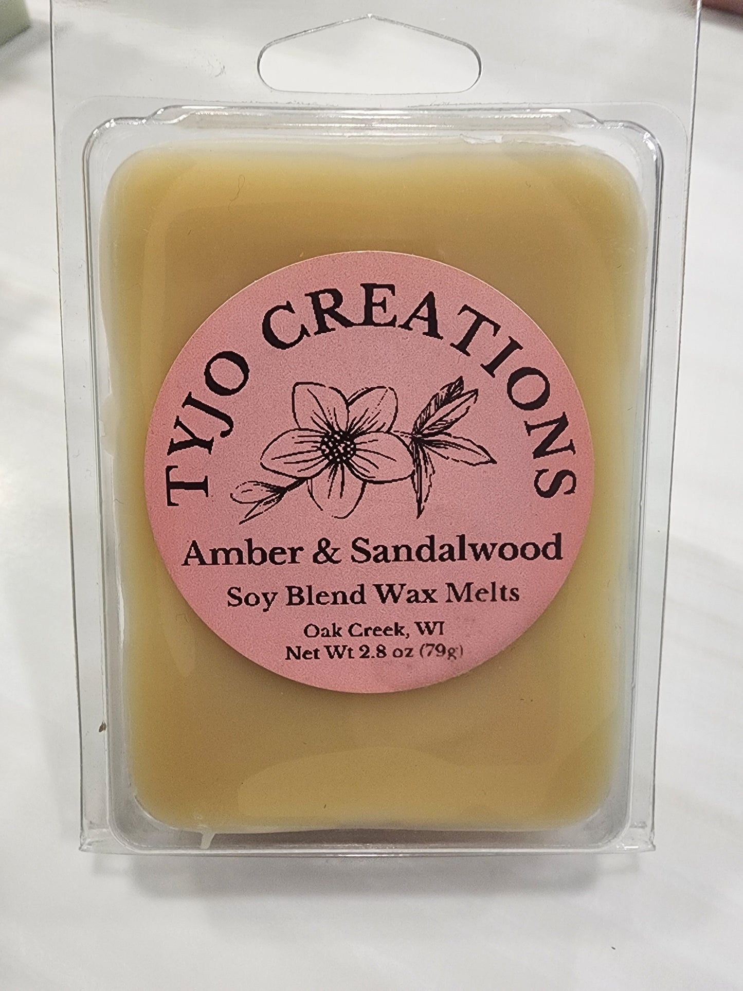 Amber & Sandalwood Wax Melt