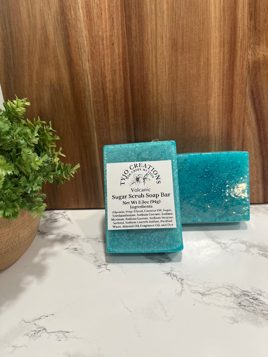 Volcanic Sugar Scrub Soap Bar