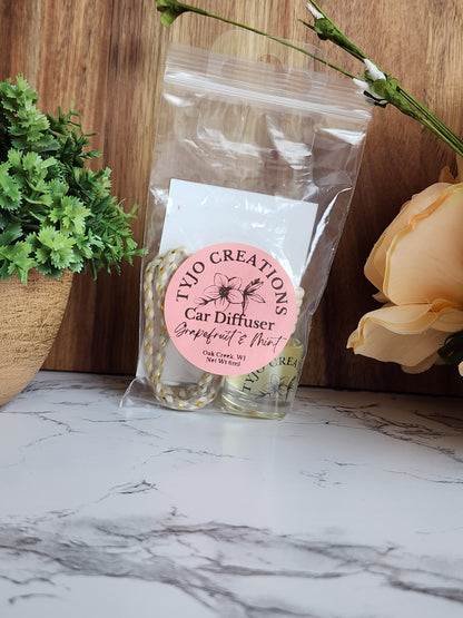 Grapefruit & Mint Car Diffuser