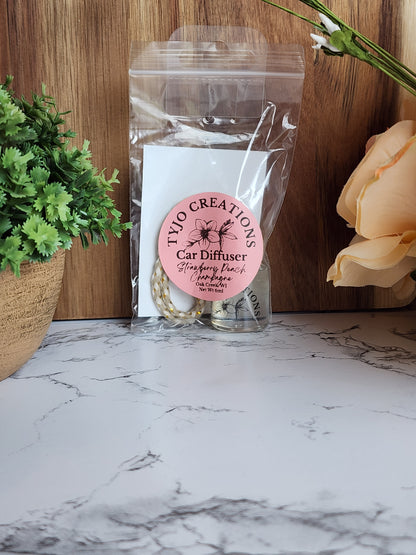 Strawberry Peach Champagne Car Diffuser