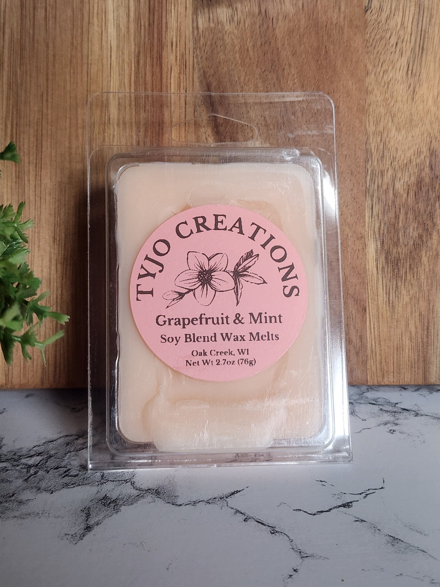 Grapefruit & Mint Wax Melt