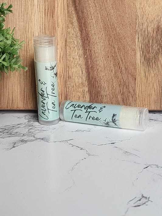 Lavender & Tea Tree Lip Balm (Hard)