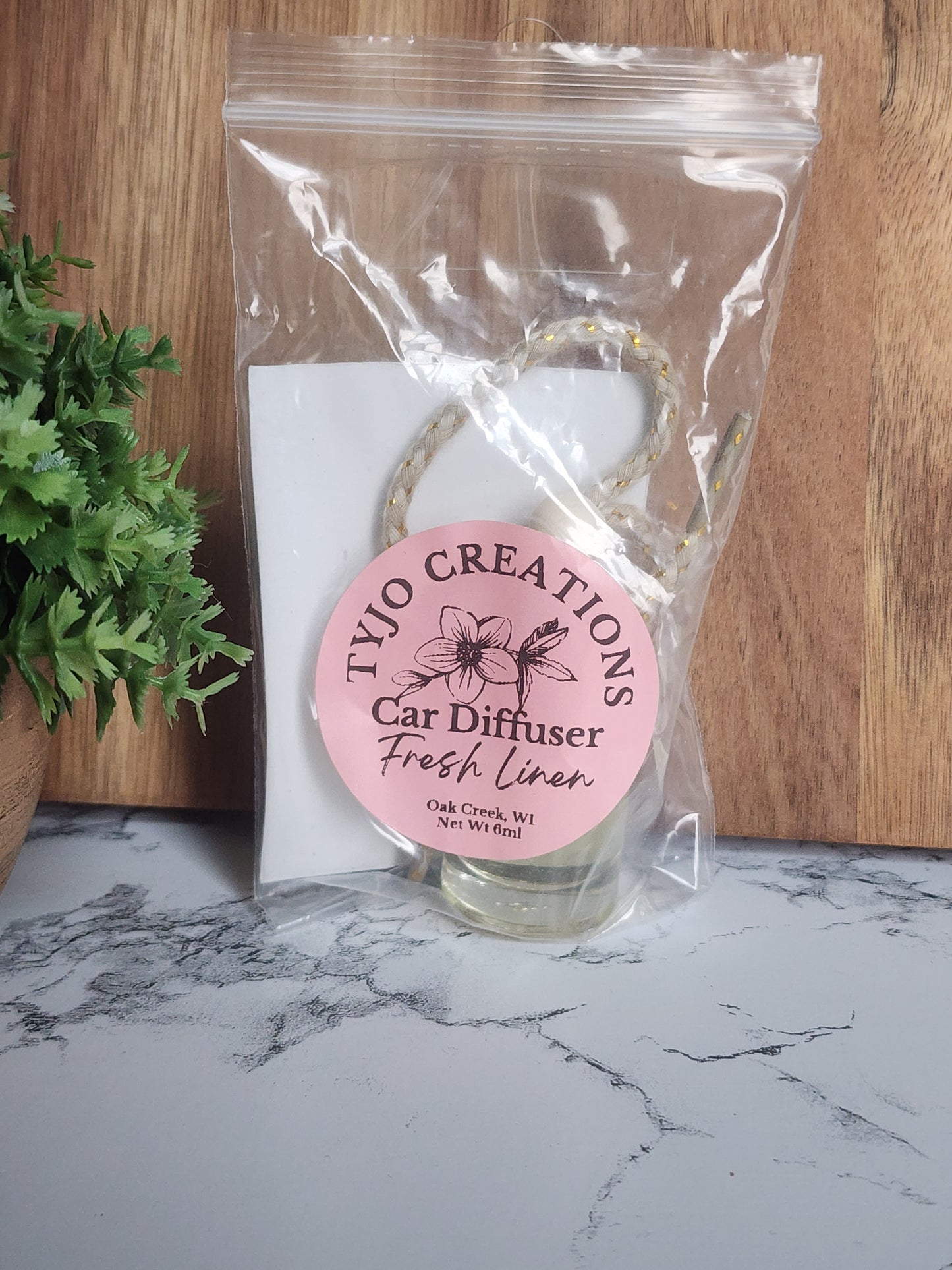 Fresh Linen Car Diffuser